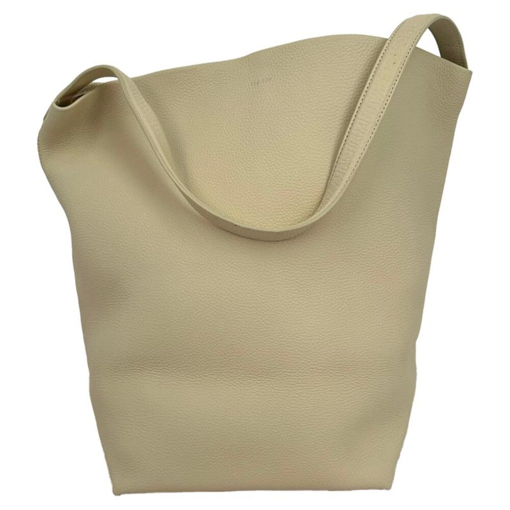 The Row Park Tote Bag in Ivory Leather